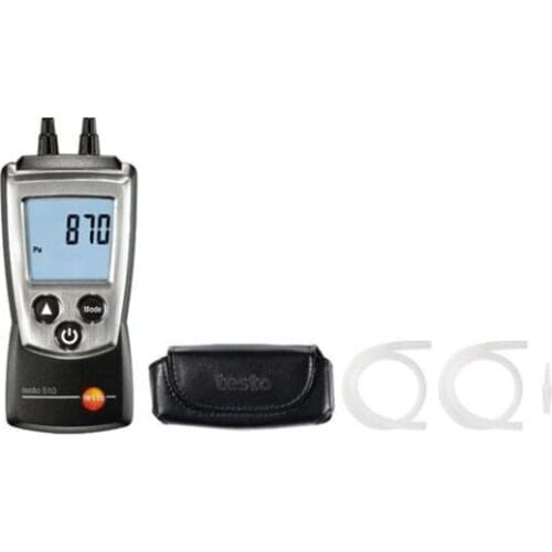 Range 0 to 100 hPa Testo510 Temperature Compensation Manometer Testo 510 Digital Auto-Ranging Differiental Pressure Meter