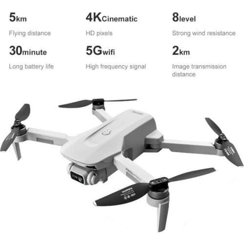 F8 GPS 5G FPV Rc Drone 4K ESC Camera Professional Fast Mini Quadcopter Brushless Motor Long Fly Time 2km Control Distance