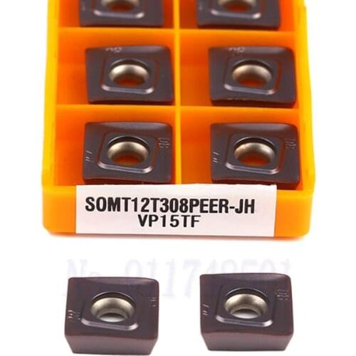 SOMT12T308PEER-JH US735 UE6020 Lathe Tool SOMT12T308PEER-JH VP15TF Carbide Insert CNC Lathe External Turning Tool Milling Insert