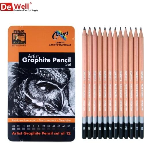 Best Quality 18 Sketch Drawing Art Pencil lapiz Graphite 8B 6B 4B 2B F HB H 2H Artist Charcoal pencils for Art School Supplies