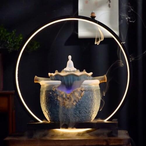 New Chinese style ceramic rockery fountain water furnishing articles living room decoration desk decoration home decoration