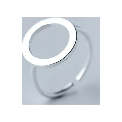 Oly2u Minimalist Round Ring Boho Jewelry Fashion Circle Rings for Women Geometric Finger Ring Simple Bague Femme Aneis