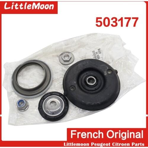 Original new front shock absorber upper support plane bearing shock absorbing top rubber 503177 for Peugeot 307 408 Citroen C4