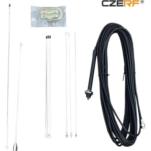 CZERF Manufacturer 1/4 wave GP1 antenna with 15 meters cable for 5w to 50w wireless fm transmitter Connector BNC