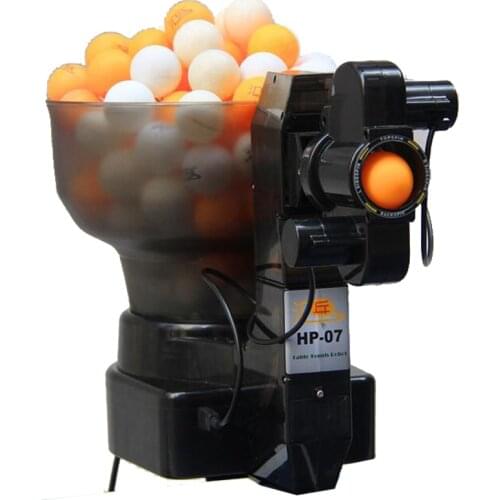 Express Shipping HUIPANG HP-07 Table Tennis Robot/Machine Portable Robot Suitable for 40mm balls Sending 50pcs free balls