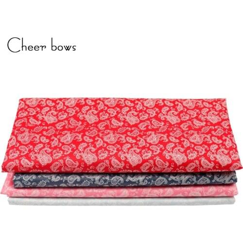 45cm*150cm Printed Cotton Fabric Twill Fabric Patchwork Quilting DIY Baby Bedding Sewing Cloth Handmade Sewing Material For Doll