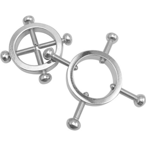 Nipple sex toys metal nipple clamps clover clamp nipple man nipple clamps