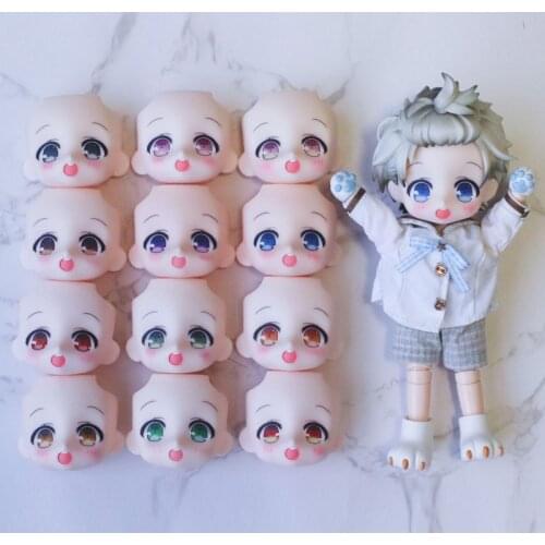 GSC face OB11 doll head split GSC replacement face doll accessories