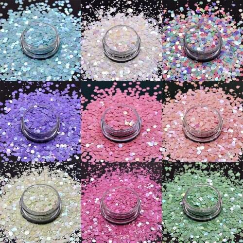 Mixed Color Hexagon Ultrathin Sequins Nails Decoracion uñas Holographic Glitter Manicure Diy Design Nail Supplies Для Ногтей