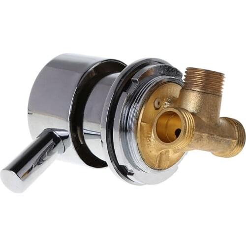 G1/2\" Hot & Cold Water Mixing Valve Thermostatic Mixer Two In & One Out Faucet For Shower Room