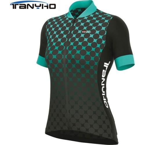 Tanyho Women Cycling Summer Bicycle Racing Cycle MTB Bike Maillot Rock Racing Bike Clothing Ropa Ciclismo Cycling Jersey
