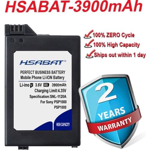 Top Brand 100% New 3900mAh Battery for Sony PSP1000 in stock
