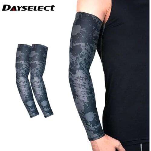Unisex Cooling Arm Sleeves Cover Cycling Running UV Sun Protection Outdoor Men Cool Arm Sleeves Graffiti