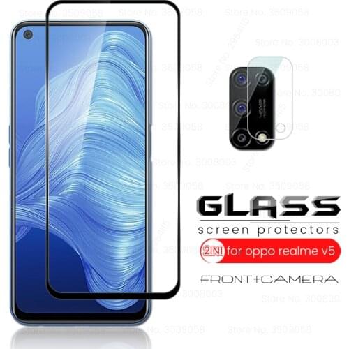 RealmeV5 5G Glass Rear Camera Lens Protective Cover For OPPO Realmy Realmi Real me Realme V5 V 5 5V 5G 6.5'' Phone Tempered Glas