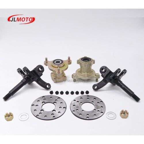 1SET 3 Stud Steering Strut Knuckle Spindles with 108mm Brake Disc Wheel Hub Fit For DIY Electric ATV UTV Golf Buggy Bike Parts