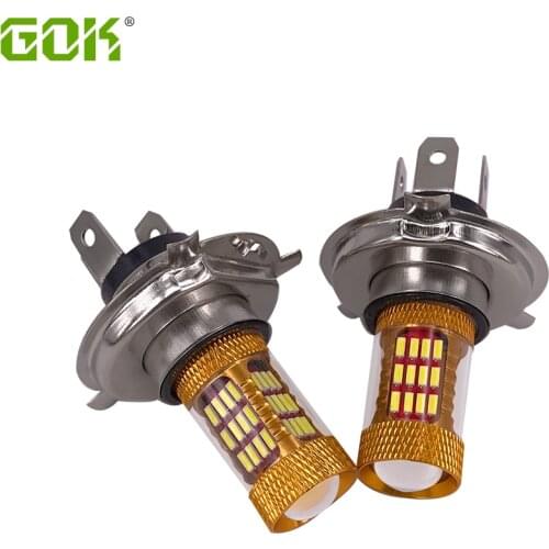 1x H4 H7 H8 H11 9005 9006 30W 4014 smd h4 60LED Bulb Running Light 6000K White Car Fog Lamps Headlight DC12