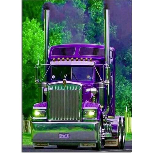5D Full Diamond Painting tools Cross Stitch kit diy Diamond Embroidery sale tractor pattern square Diamond Mosaic Truck head