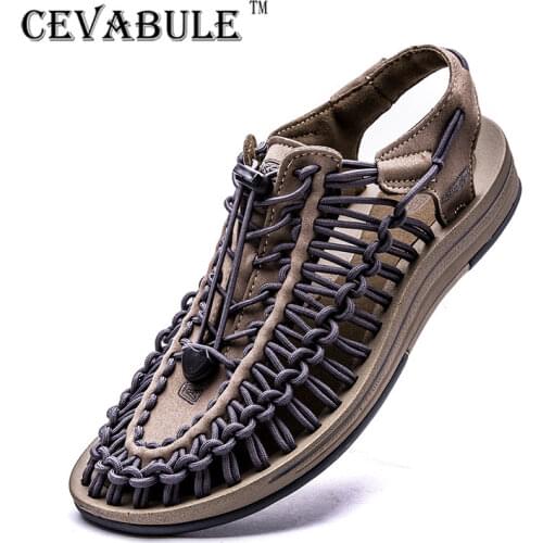 Мужские кожаные сандали Cevabule China At AliExpress