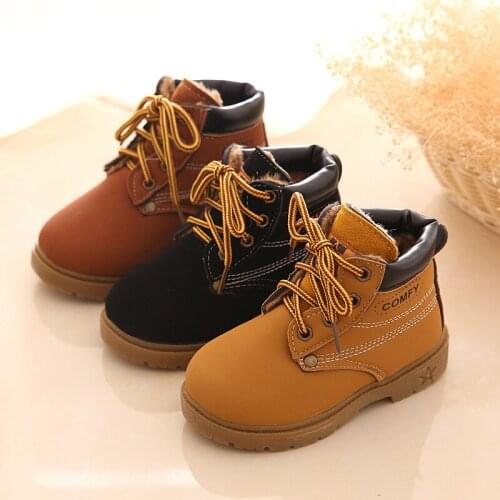 Childrens Shoes Childrens Martin Boots Fashion Boys Snow Boots Warm Girls Martin Boots Baby Cotton Shoes mens shoes