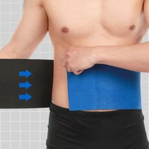 Men Women Blue Waist Suppor Slimming Belt Abdomen Shaper Burn Fat Lose Weight Fitness Fat Cellulite Body Sport Protective Gear