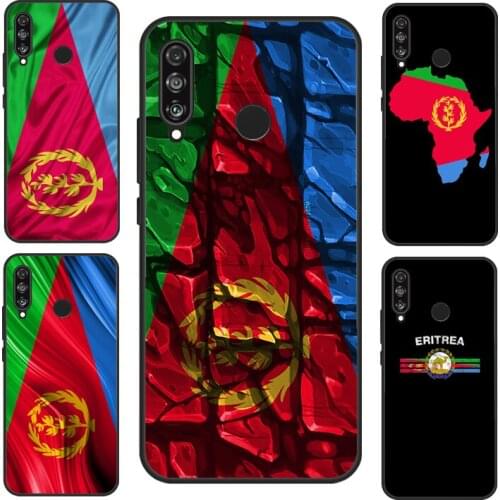 Eritrean Flag For Huawei P20 Lite P30 P40 Pro P Smart 2019 2021 Nova 5T Case For Honor 10i 20 8A 8X 9X