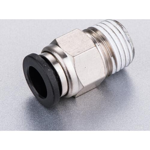 Air Pipe Fitting 4 6 8 10 12mm Hose Tube 1/8" 3/8" 1/2" NPT 1/4" male Thread Brass pneumatic fitting
