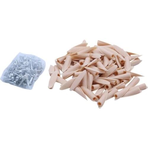 Hot XD-200pc Pocket Hole Screws Plugs Kit For Kreg Jig Wood Doweling Joinery Screw Clamping Jig System Woodworking Drilling Tool