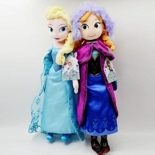 Disney Toys 2016 Brand New 40cm Princess Elsa Anna Frozen Toys Stuffed Plush Toys Cartoon Toys Gift Brinquedos