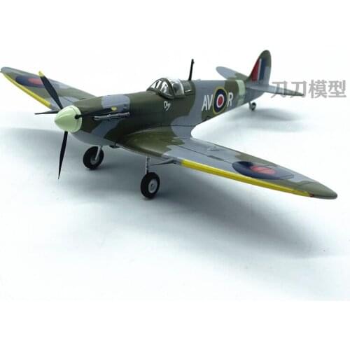 1:72 Diecast World War II British Air Force Spitfire Fighter Airplane Model Vehicles Aircraft Plastic Collection Ornaments Gifts