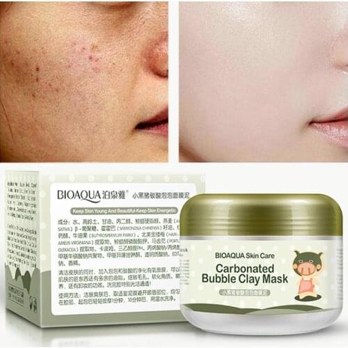 Face Mask Mud Moisturizing Whitening Oil-control Cleans Pores Remove Blackheads Acne Repairing Glycerin Collagen Skin Care 100g