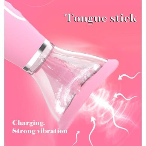 16 Mode Clitoris Licking Stimulator Tongue Vibrator Nipple Sucker Breast Massager Vaginal Vibrator Sex Toys Masturbator For Wome