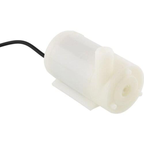 Mini Micro Submersible Motor Pump Water Pumps DC 3-5V 100L/H horizontal