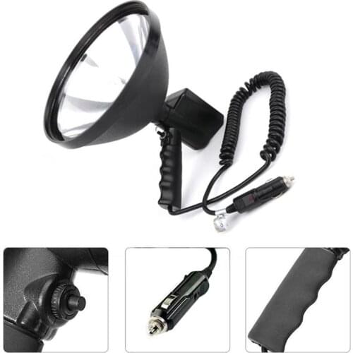 New Ultra Bright 1000W HID Xenon Lamp 9 Inch Black portable outdoor hunting Fishing Handheld lighting Camping Lights