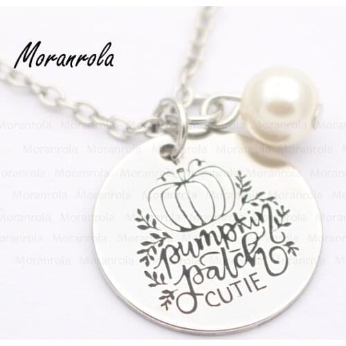 New arried" Pumpkin patch cutie"Copper necklace Keychain,charm Thanksgiving Jewelry Fall keychain Halloween necklace