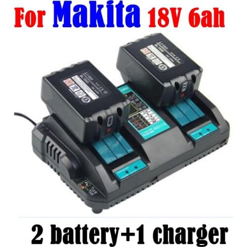 NEW/ BL1860 Rechargeable Battery 18V 6000mAh Lithium Ion For Makita 18v Battery BL1840 BL1850 BL1830 BL1860B LXT 400 + Charger