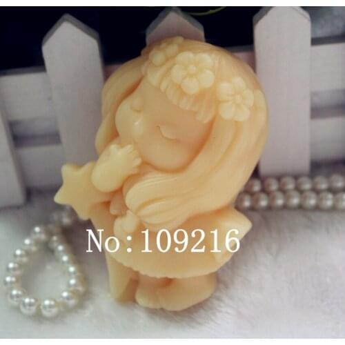 Wholesale!!!1pcs Constellation Virgo(zx771) Silicone Handmade Soap Mold Crafts DIY Mould