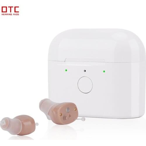 Portable Mini CIC Digital Invisible Hearing Aid Ear Sound Amplifier In the Ear Tone Volume Adjustable Hearing Aids Dropshipping
