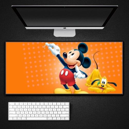 Holiday Disney Mickey Minnie Mouse gaming Mouse pad pc mats computer mouse mat mousepad rgb gamer accessories mouse pad xxl pads
