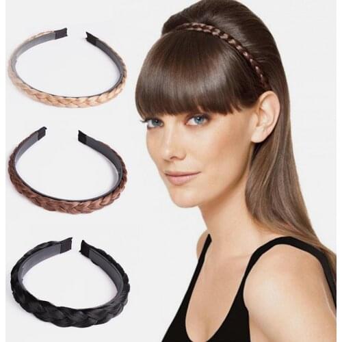 Adjustable Head Band Bezel Headwear Fashion Women Twist Hairbands Toothed Non-slip Headbands Girls Braid Hair Accessories