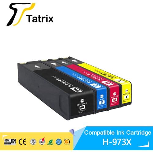 Tatrix Compatible ink cartridge Replacement For HP973 HP973X for Pagewide pro 452dn dw 477dn dw 552dw 577dw z Managed P55250dw