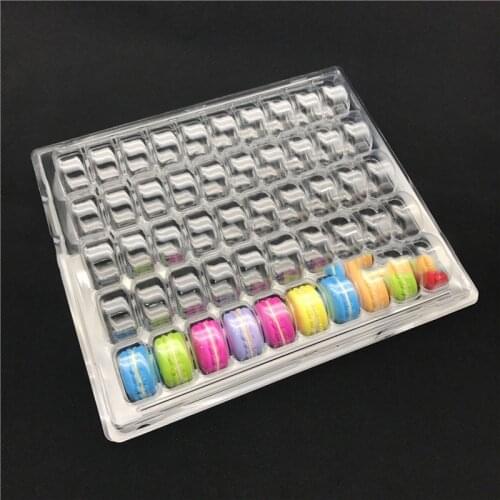 Transhome Cupcake Stand 50 Holes Macaron Box Packaging Macarons Display Stand/Tray Wedding Decoration Birthday Party