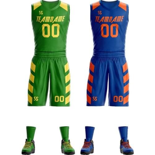 Customized Men Kids Women basketball training jersey set sportswear blank college tracksuit Youth Cheap Basketball Uniforms suit