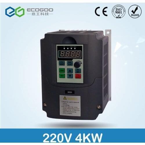 VFD 2.2kw/4kw /5.5kw/7.5KW/11kw 220v single phase input 380v 3 phase output AC Frequency Inverter ac drives /frequency converter