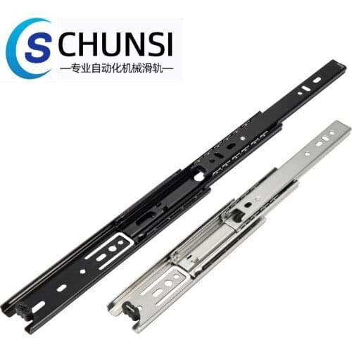 CHUNSI Telescopic Drawer Slide Rail 10"-18" Furniture For Home 35 Wide Load 30kg Office Furniture Drawers Slide