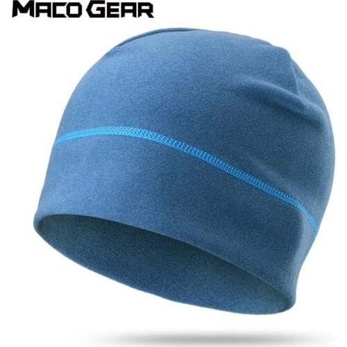 Winter Fleece Beanies Bicycle Sports Tennis Fitness Windproof Hat Stretch Running Skiing Hiking Cycling Snowboard Soft Hats