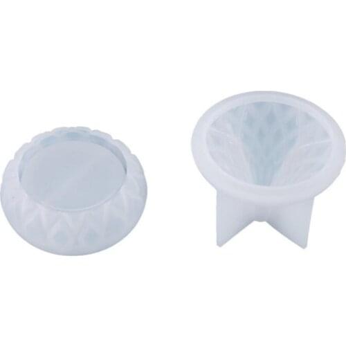 1 Set Crystal Epoxy Resin Mold Storage Box Casting Silicone Mould DIY Crafts Container Jewelry Making Tool