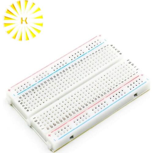 1pcs Quality mini bread board / breadboard 8.5CM x 5.5CM 400 holes Connector