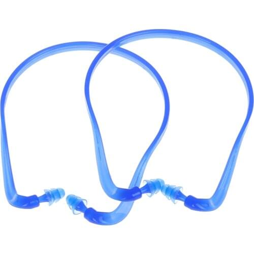 1Pcs Swim Reusable Hearing Protection Noise Reduction Earplugs Earmuff Silicone Corded Ear Plugs Ears Protector