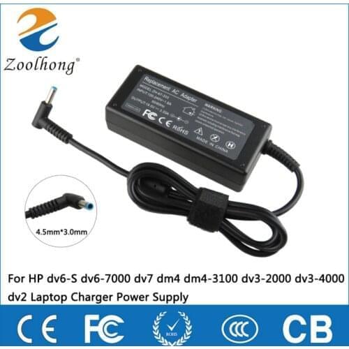 19.5V 3.33A 4.5*3.0mm 65W Laptop AC Power Supply Adapter Charger For HP Chromebook 11 G4 EE, 11 G5, 11 G5 EE, 14 G3 246 G4 248