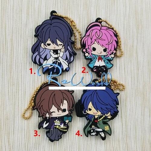 2019 New Arrival HypnosisMic -Division Rap Battle DRB Original Japanese anime figure rubber mobile phone charms/key chain/strap